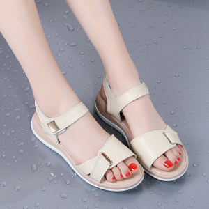 summer ladies sandals leather non-slip